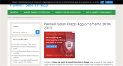 Desktop Screenshot of pannellisolariprezzi.net